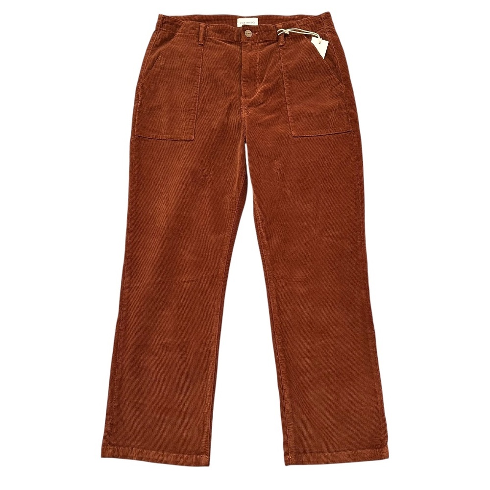 Driftwood Pants Women 30 Palmer Corduroy Straight Utility Stretch Sundance NWT